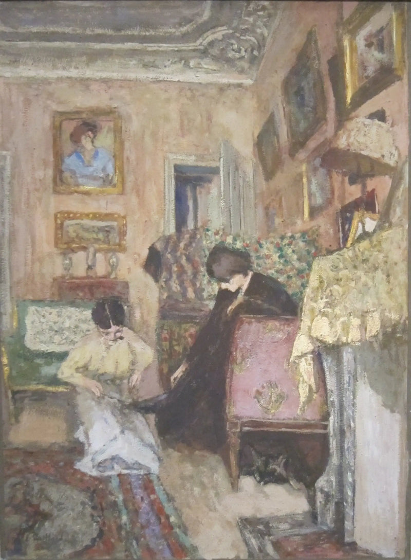 The Lacet de la bottine - Édouard Vuillard