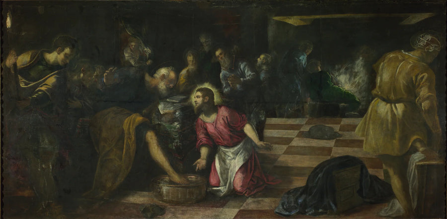 The Foot Washing - Jacopo Tintoretto