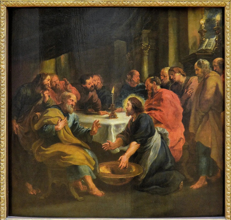 The Foot Washing - Peter Paul Rubens