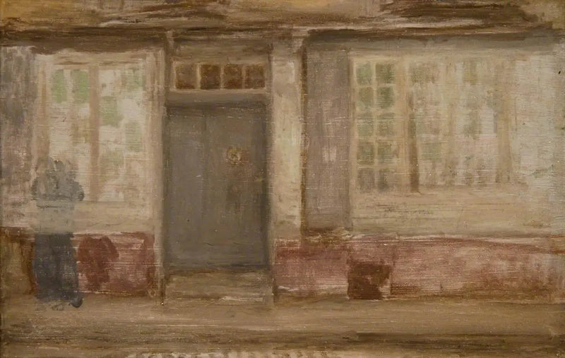 The Priest's House, Dieppe - James Abbott McNeill Whistler