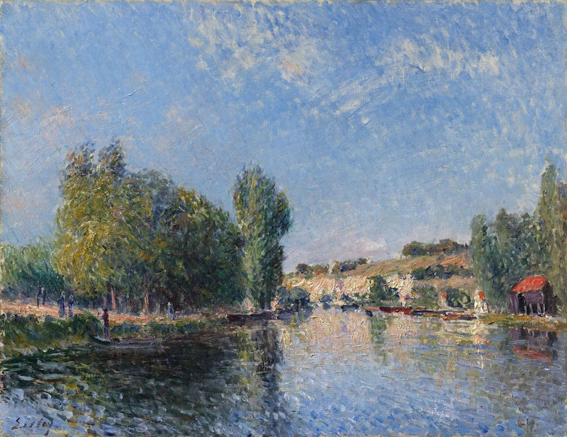 The Loing at Moret - Alfred Sisley