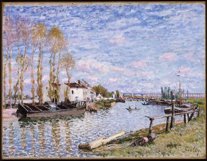The Loing at Saint-Mammès - Alfred Sisley