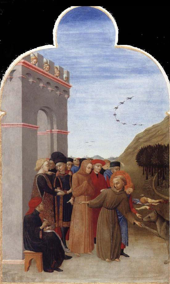 The Gubbio Wolf - Stefano di Giovanni (Sassetta)