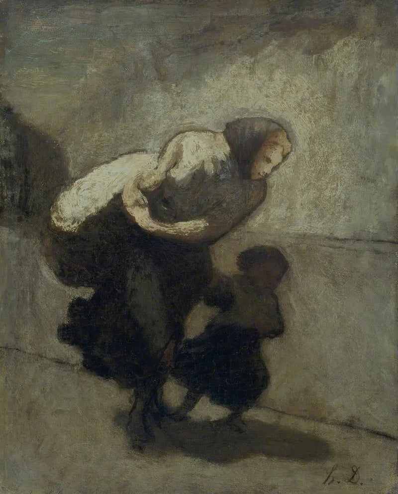 The Heavy Burden - Honoré Daumier