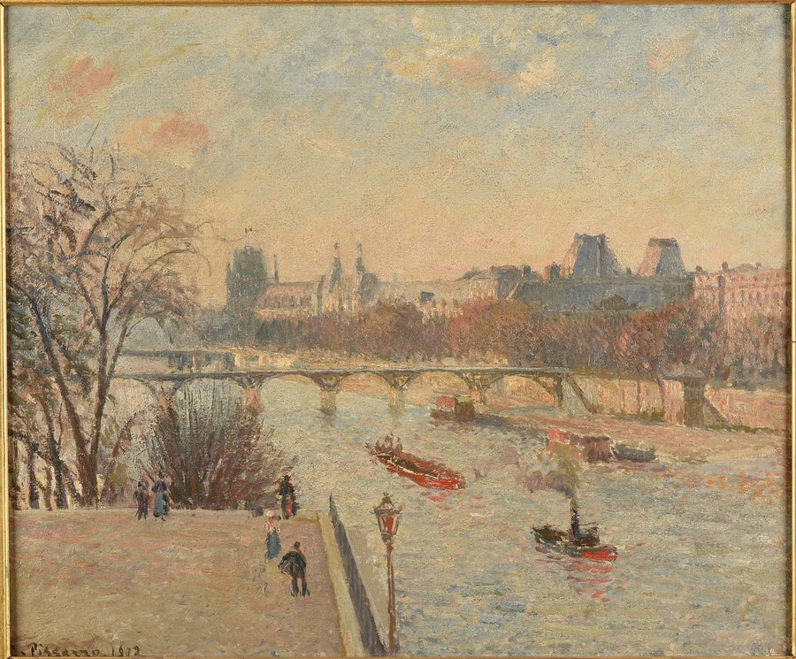 The Louvre - Camille Pissarro