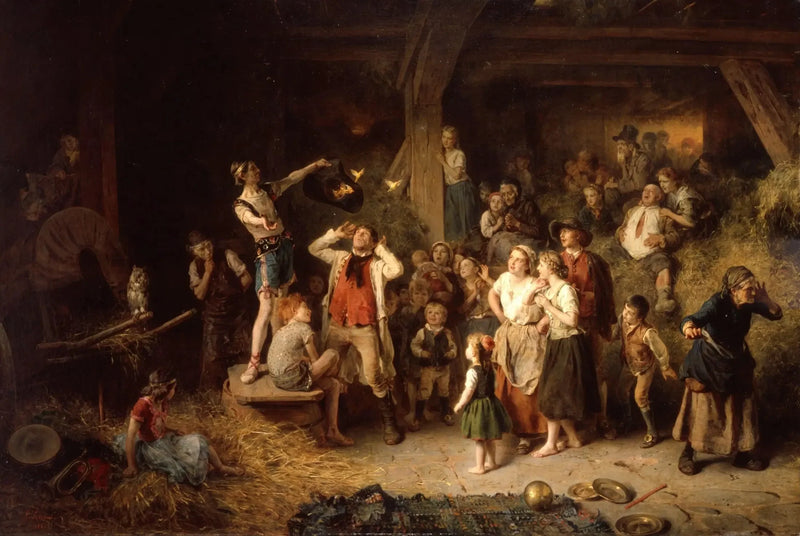 The Magician in the Barn - Ludwig Knaus