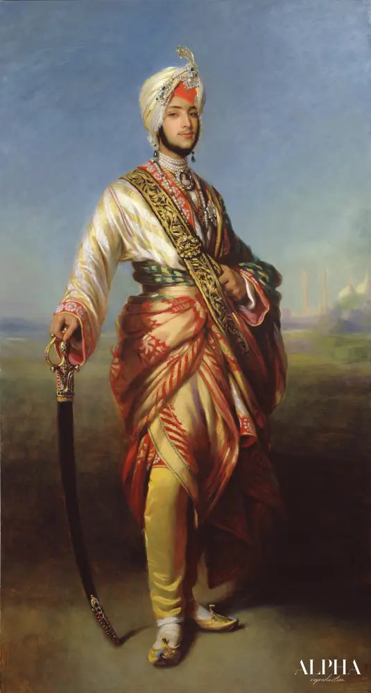 Le Maharaja Duleep Singh - Franz Xaver Winterhalter - Reproductions de tableaux et peintures haut de gamme