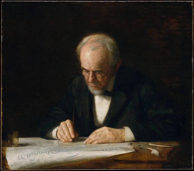 The Writing Master - Thomas Eakins