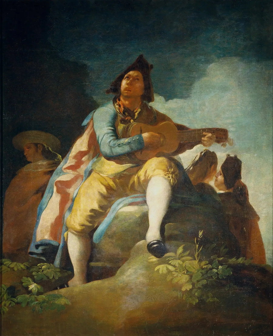 The Guitar Player - Francisco de Goya