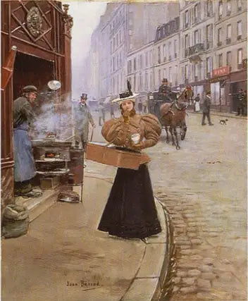 The Chestnut Seller - Jean Béraud
