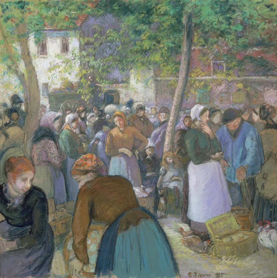 The Market of Gisors - Camille Pissarro
