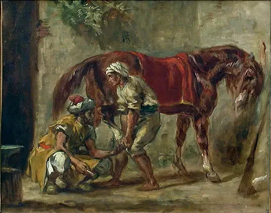 The Blacksmith - Eugène Delacroix