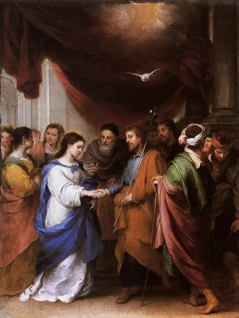 The Marriage of the Virgin - Bartolomé Esteban Murillo