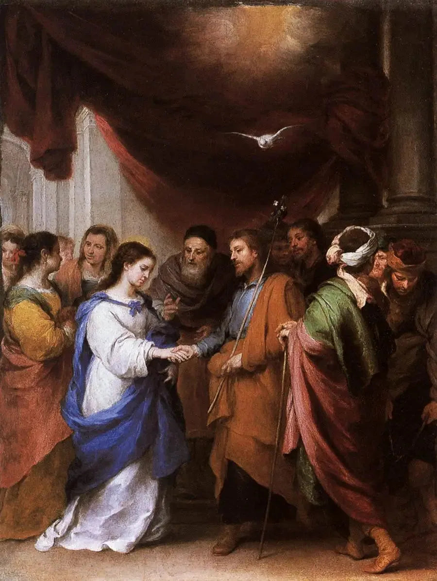 The Marriage of the Virgin - Bartolomé Esteban Murillo
