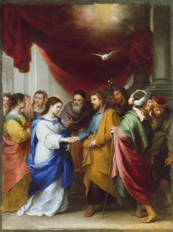 The Marriage of the Virgin - Bartolomé Esteban Murillo