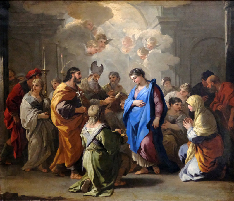 The Marriage of the Virgin - Luca Giordano