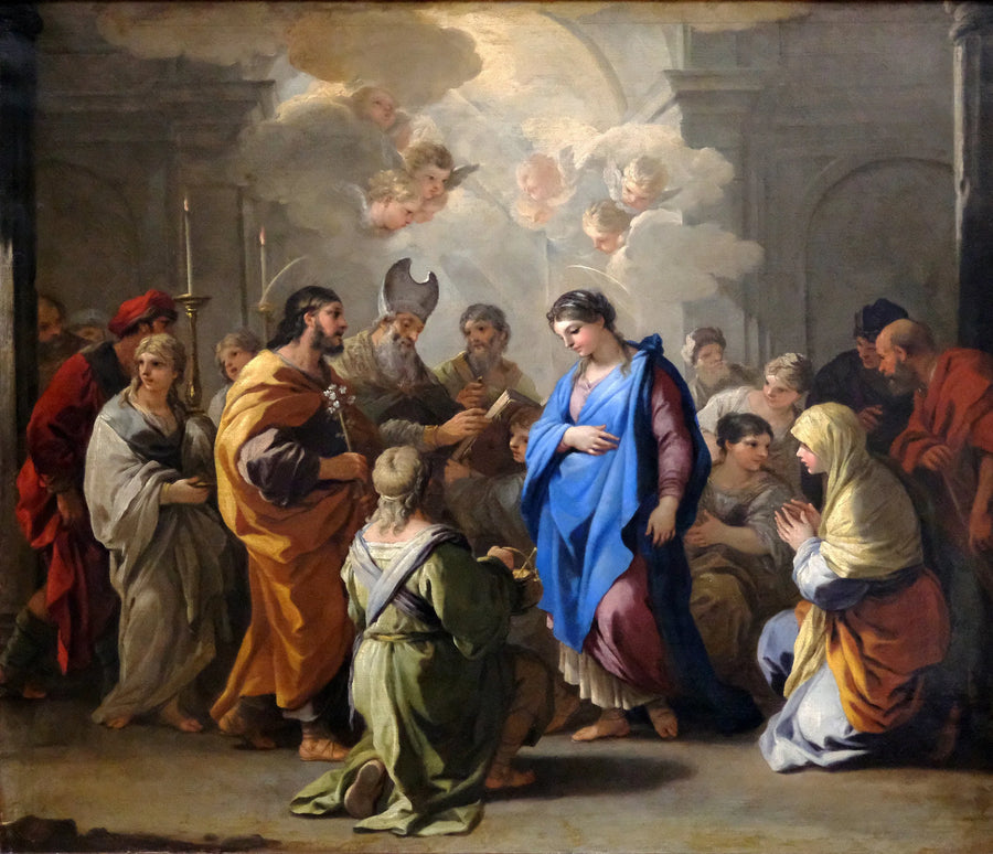 The Marriage of the Virgin - Luca Giordano