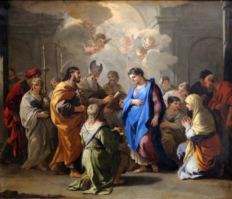 The Marriage of the Virgin - Luca Giordano