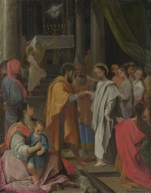 The Marriage of the Virgin - Ludovico Carracci