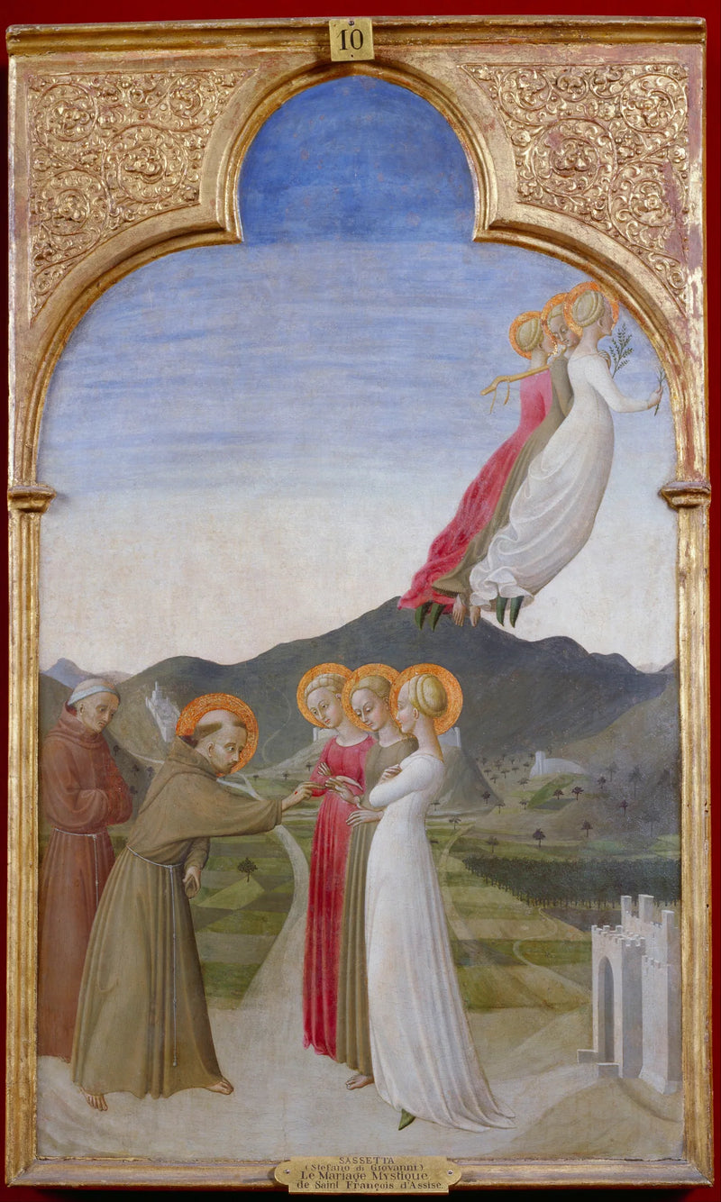 The Mystic Marriage of Saint Francis of Assisi - Stefano di Giovanni (Sassetta)
