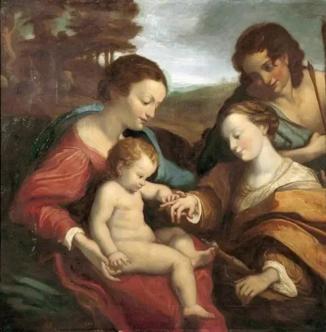 The Mystic Marriage of Saint Catherine of Alexandria - Antonio da Correggio