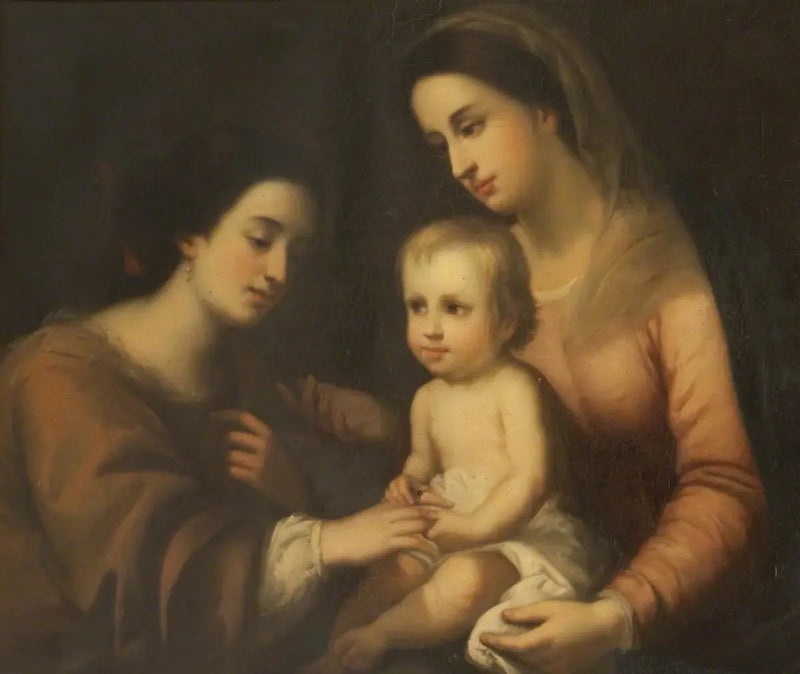 The Mystic Marriage of Saint Catherine of Alexandria - Bartolomé Esteban Murillo