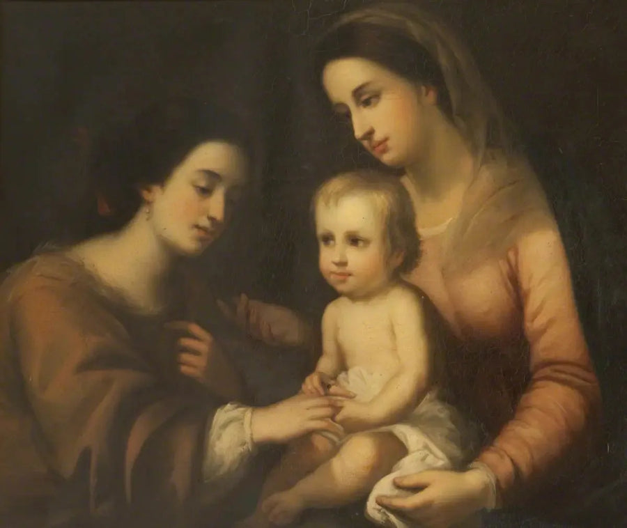 The Mystic Marriage of Saint Catherine of Alexandria - Bartolomé Esteban Murillo