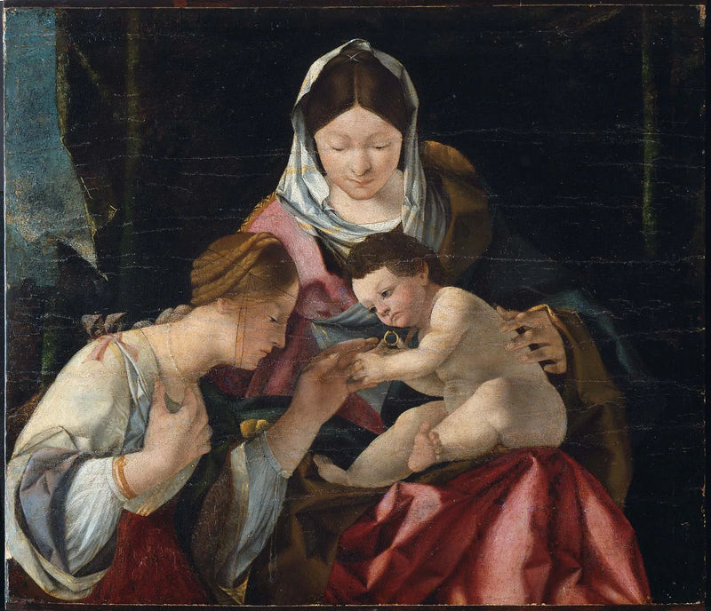 The Mystic Marriage of Saint Catherine - Lorenzo Lotto