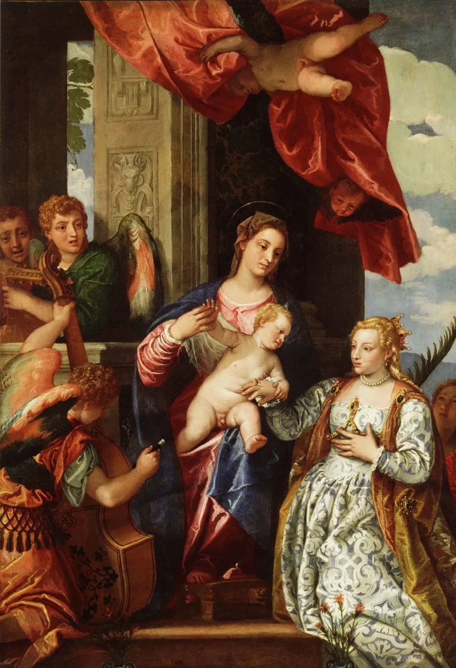 The Mystic Marriage of Saint Catherine. - Paul Véronèse