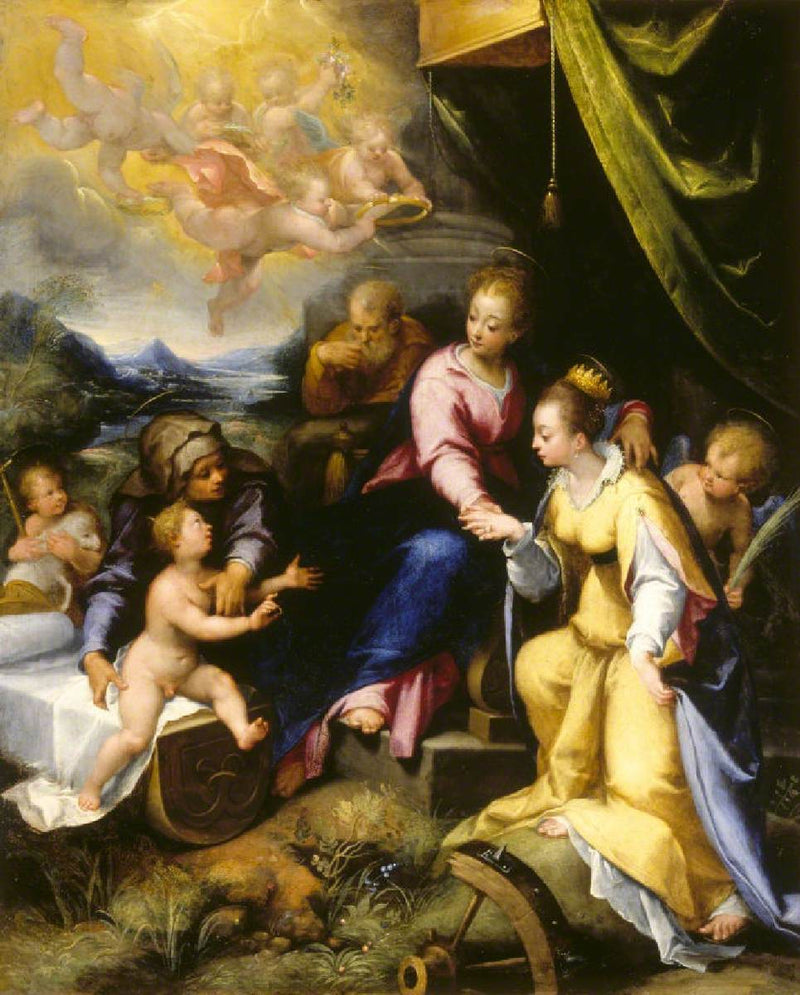 The Mystic Marriage of Saint Catherine of Siena - Denis Calvaert