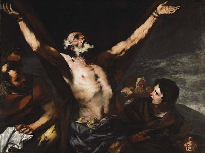 The Martyrdom of Saint Andrew - Luca Giordano