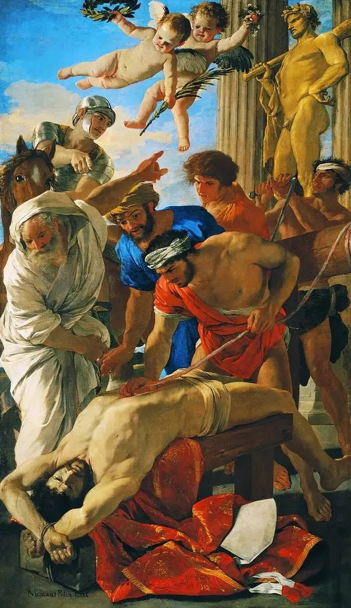 The Martyrdom of Saint Erasmus - Nicolas Poussin