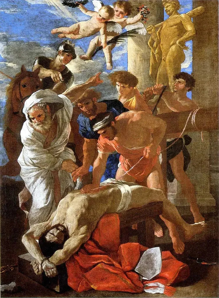 The Martyrdom of Saint Erasmus - Nicolas Poussin