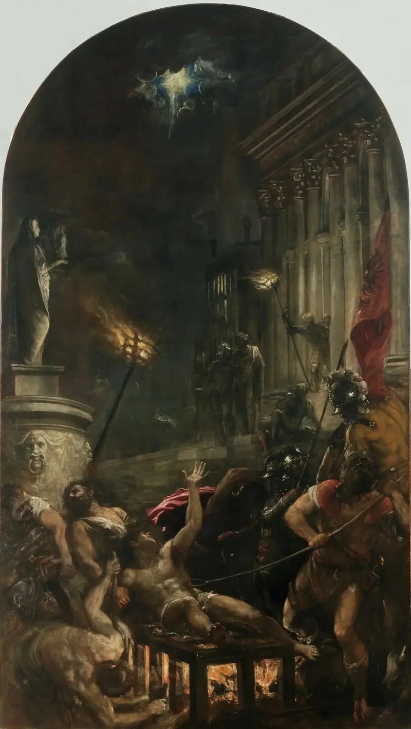 The Martyrdom of Saint Lawrence - Titian