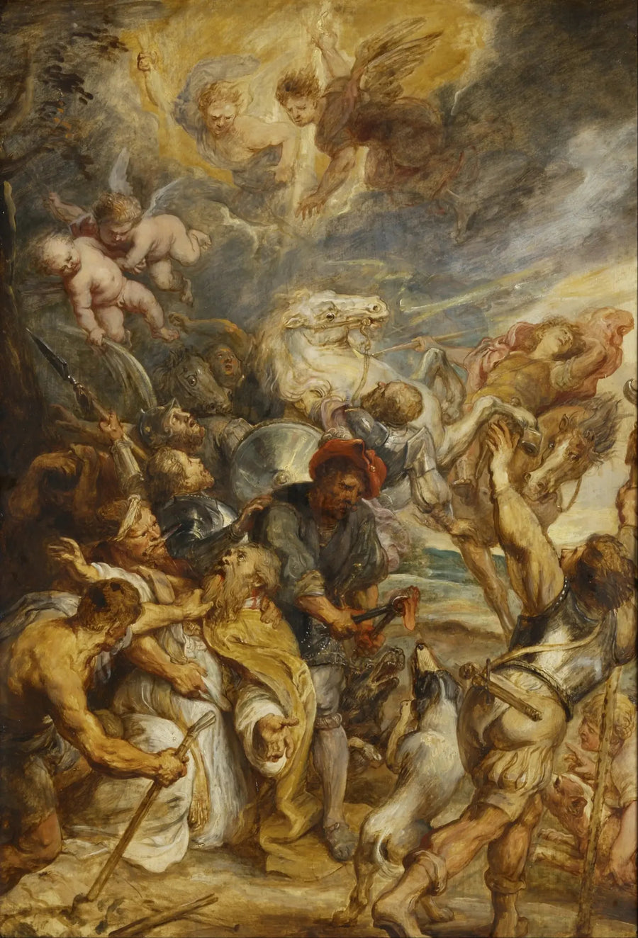 The Martyrdom of Saint Livin - Peter Paul Rubens