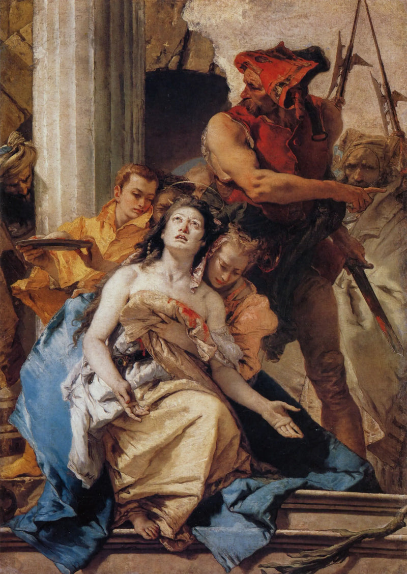 The Martyrdom of Saint Agatha - Giovanni Battista Tiepolo