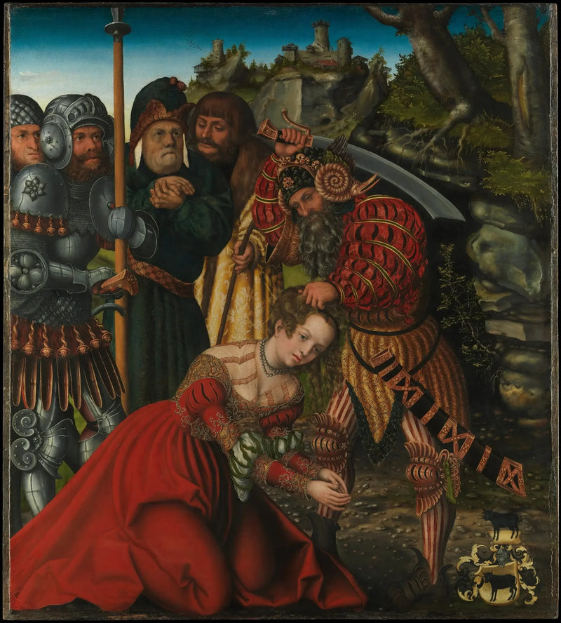 The Martyrdom of Saint Barbara - Lucas Cranach the Elder