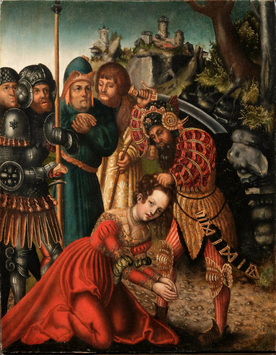 The Martyrdom of Saint Barbara - Lucas Cranach the Elder