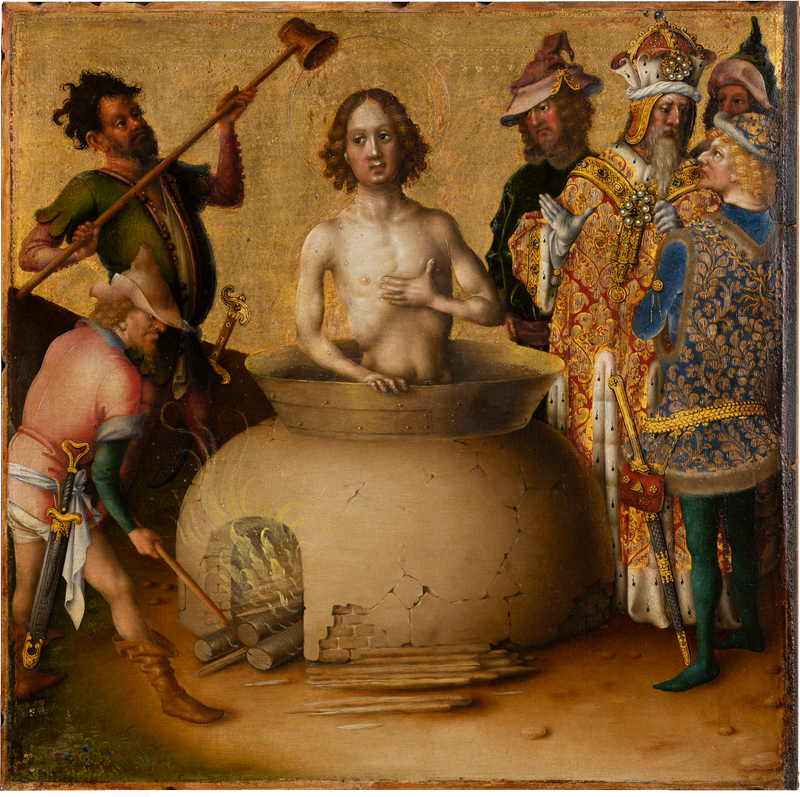 The Martyrdom of the Apostles: the Martyrdom of Saint John the Evangelist - Stefan Lochner