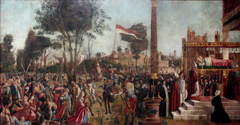 The Martyrdom of Pilgrims and the Funerals of Saint Ursula - Vittore Carpaccio