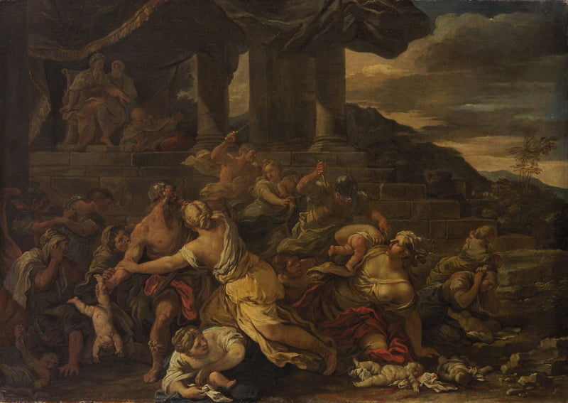 The Massacre of the Innocents at Bethlehem - Luca Giordano