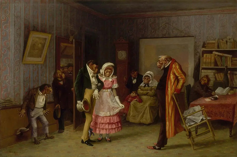 The fleeing match - William Holbrook