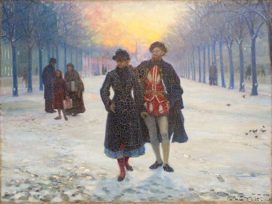 The Morning After the Carnival. - H. A. Brendekilde