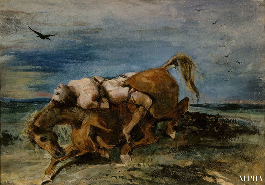 Le mazeppa - Eugène Delacroix - Reproductions de tableaux et peintures haut de gamme