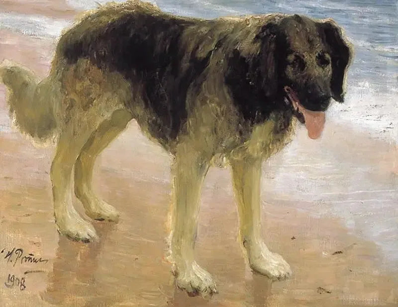 The Best Friend of Man - Ilya Repin