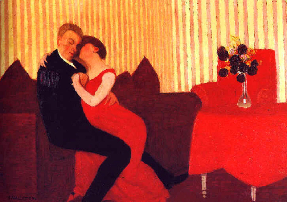 The Lie - Félix Vallotton