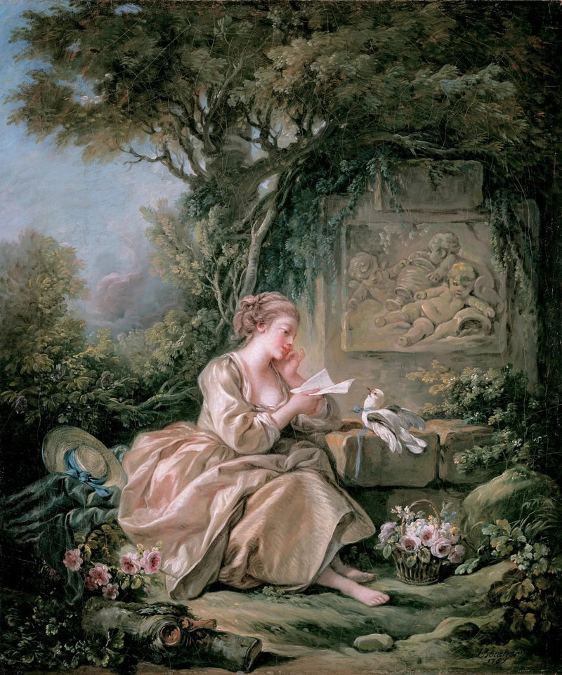 The Discreet Messenger - François Boucher