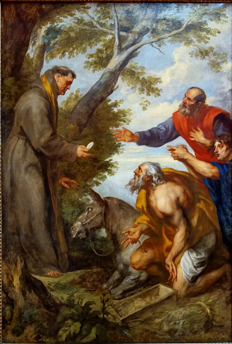 The Miracle of the Mule - Antoine van Dyck