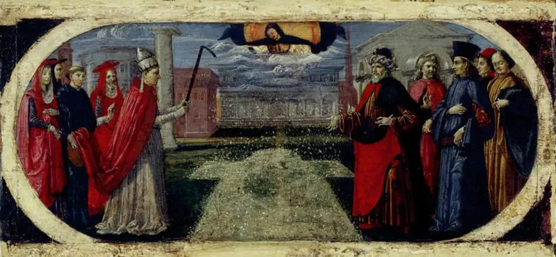 The Miracle of the Snow - Pietro Perugino