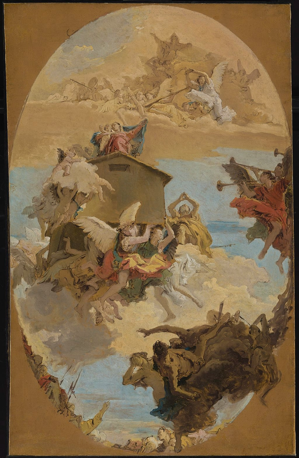 The Miracle of the Holy House of Loreto - Giovanni Battista Tiepolo